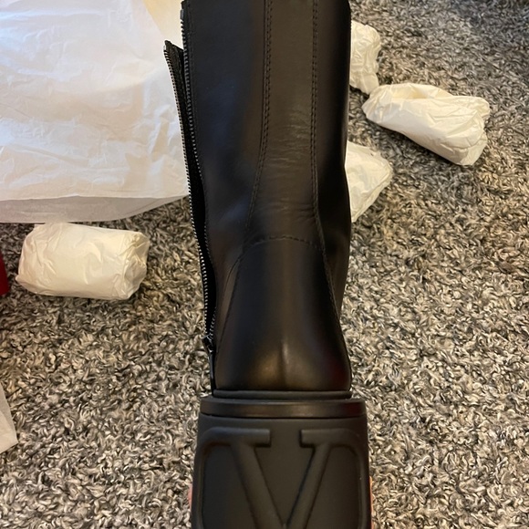 Valentino Uniqueform Lace Up Boots - Picture 7 of 8